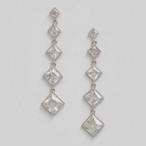 Elegant Era Rhinestone Duster Earrings