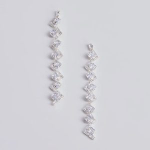 Unforgettable Luxe Rhinestone Linear Earrings