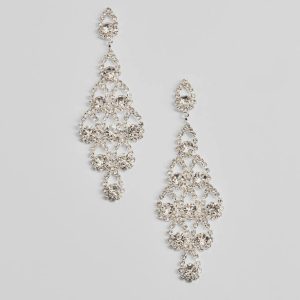Dazzling Luxe Rhinestone Chandelier Earrings