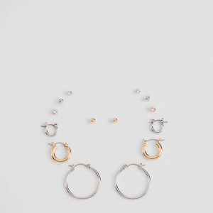 Center Of Attention Seven-Pack Earrings Set