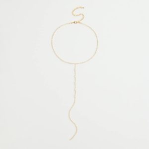 Glam Allure Cubic Zirconia Long Lariat Necklace