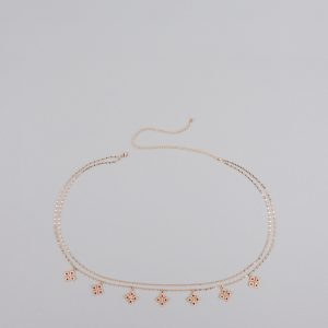 Glimmer Game Strong Layered Belly Chain