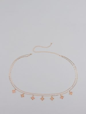 Glimmer Game Strong Layered Belly Chain