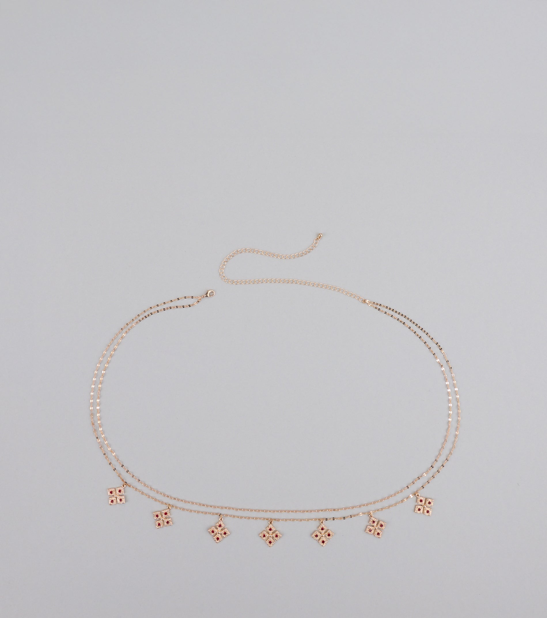 Glimmer Game Strong Layered Belly Chain