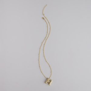 Say It Bold Bubble Letter Charm Necklace