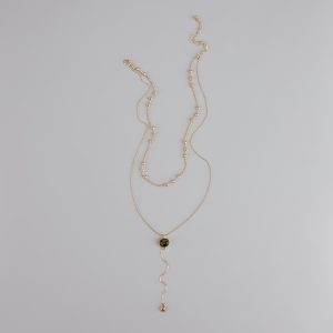 Effortlessly Elevated Layered Lariat Necklace