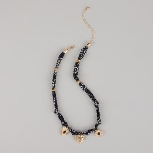 Cowgirl Cool Bandana Charm Necklace