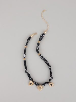 Cowgirl Cool Bandana Charm Necklace