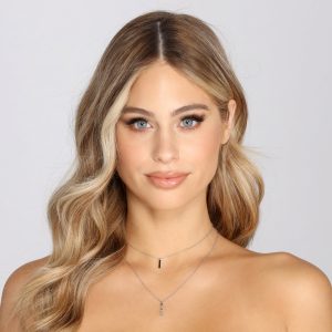 Mini Bar Double Row Necklace