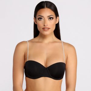 Eye Catcher Rhinestone Bra Straps