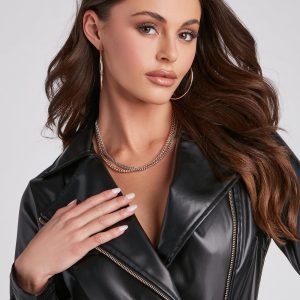 Everyday Glamour Chain-Link Necklace