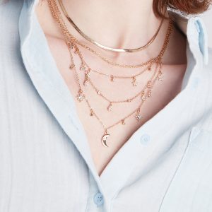 Chic Celestial Charm Necklace Set