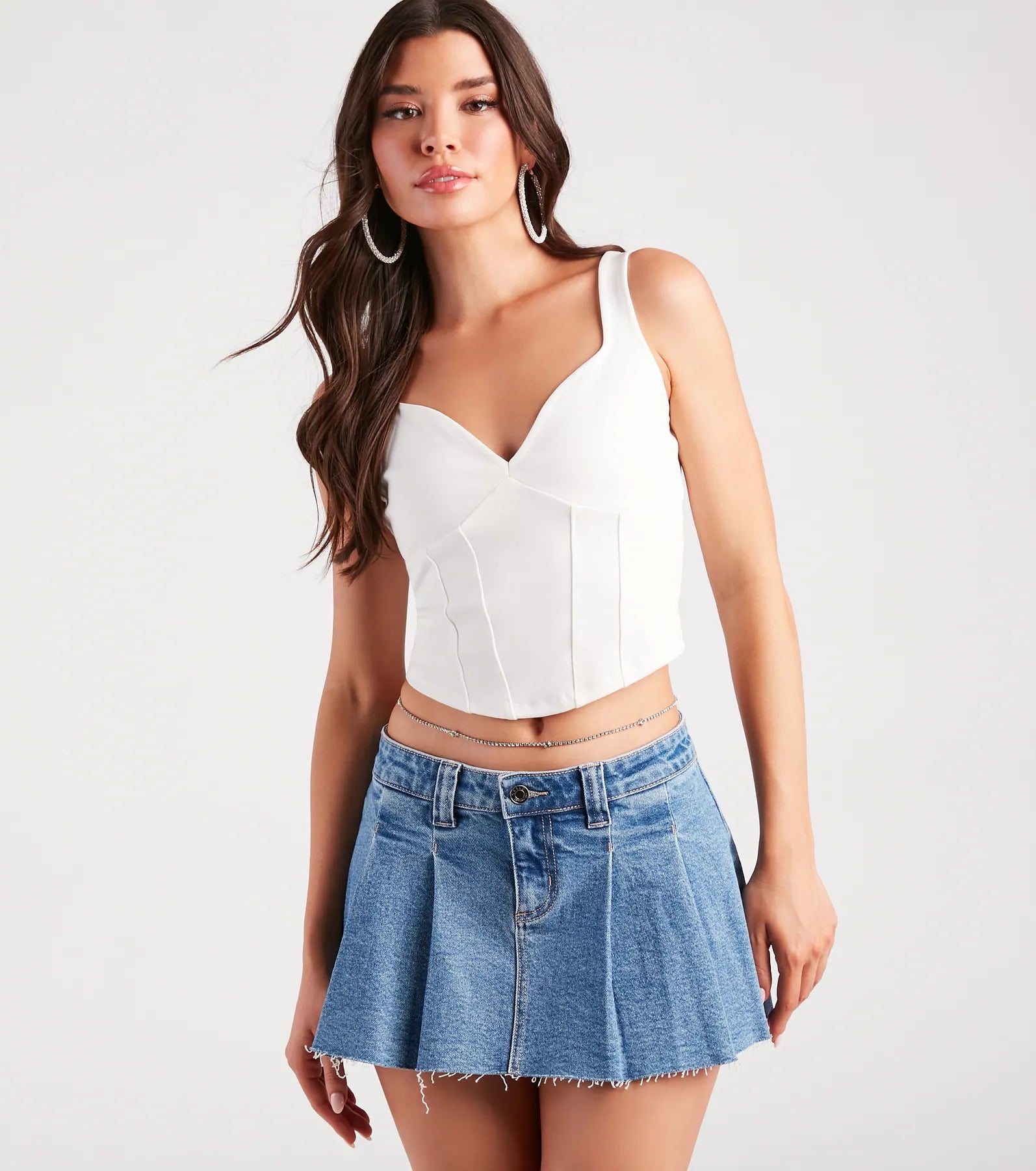 Pretty Bling Dainty Rhinestone Belly Chain - Image 5