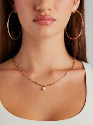 Pearl Of Fashion Dainty Chain Link Necklace