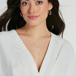 Sassy Flex Sterling Silver Plated Snake Charm Necklace