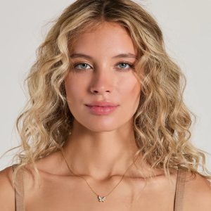 Striking Charm Butterfly Necklace