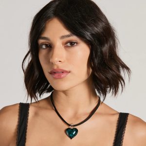 My Whole Heart Swirl Charm Necklace