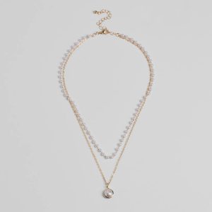 Luxe Moment Faux Pearl Layered Necklace