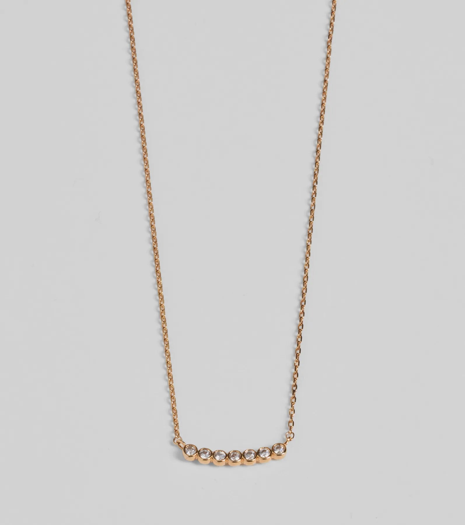 Keep It Dainty Cubic Zirconia Necklace - Image 2