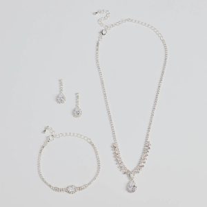 Decadent Radiance Rhinestone Jewelry Set