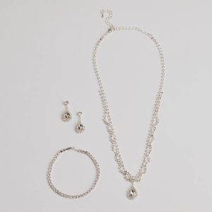 Exquisite Glam Rhinestone Jewelry Set