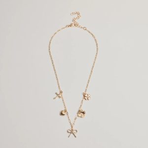 Adorably Glam Multi Charm Necklace
