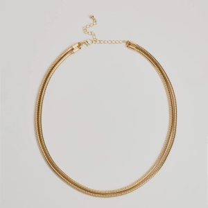 Sleek Layers Snake Chain Necklace