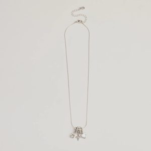 Unique Charm Multiple Pendant Necklace