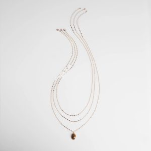 Keep It Gorgeous Three-Pack Stone Pendant Necklace