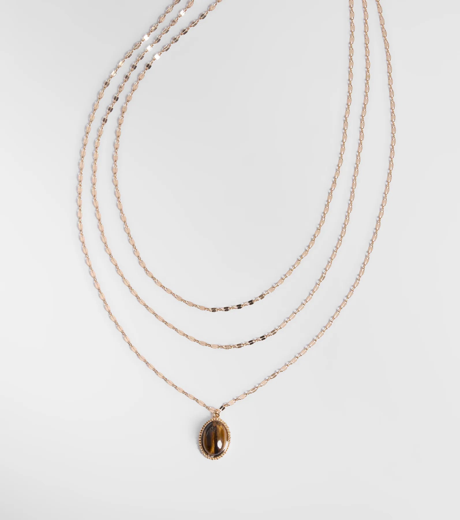 Keep It Gorgeous Three-Pack Stone Pendant Necklace - Image 2