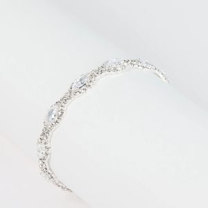Classic Glamour Rhinestone Tennis Bracelet