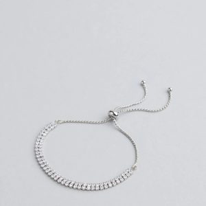 Glam Classic Cubic Zirconia Slider Bracelet