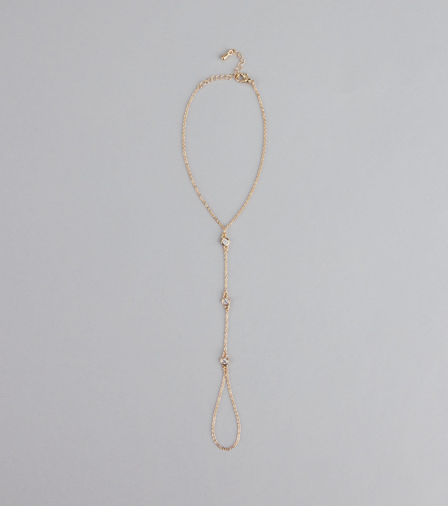 Glow Getter Rhinestone Hand Chain