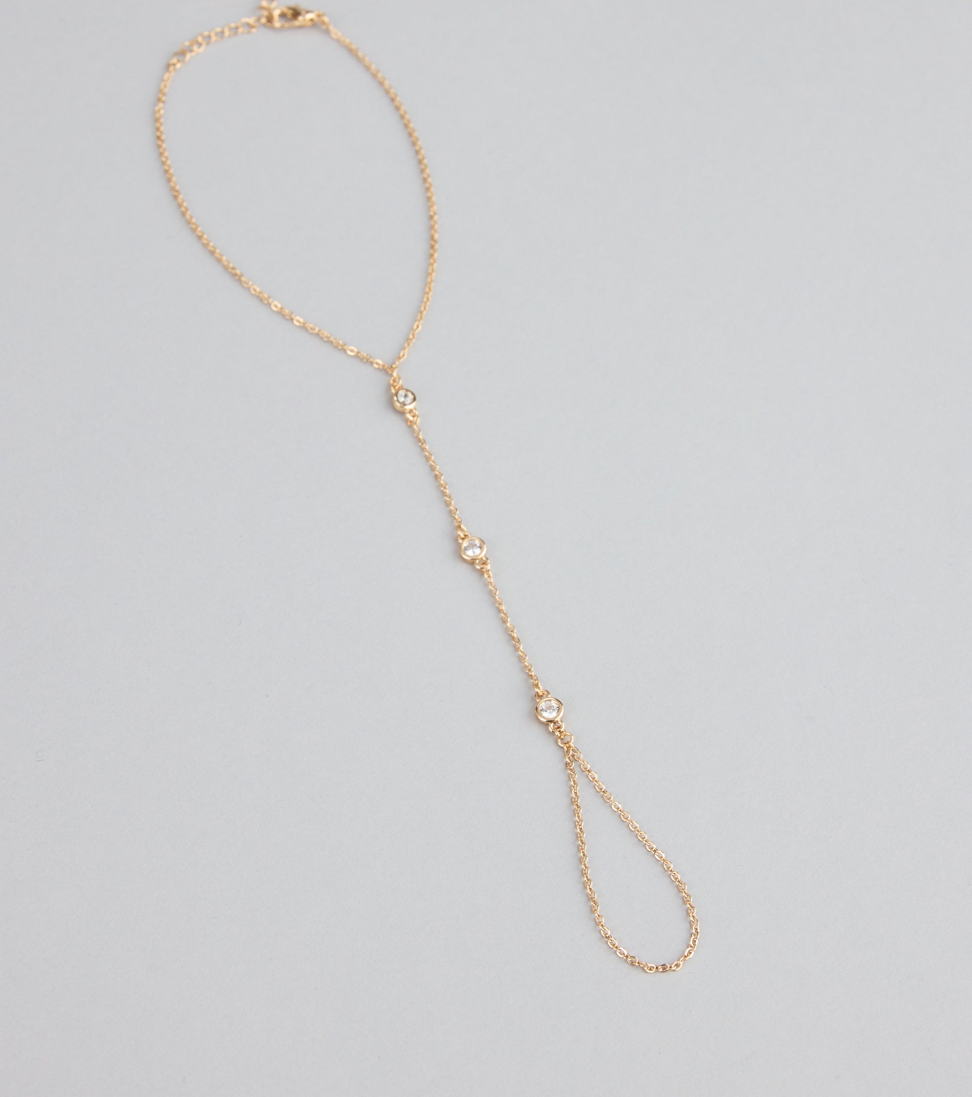 Glow Getter Rhinestone Hand Chain - Image 3