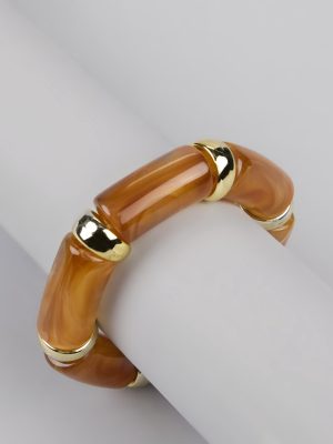 Edgy Stretch Resin Bracelet