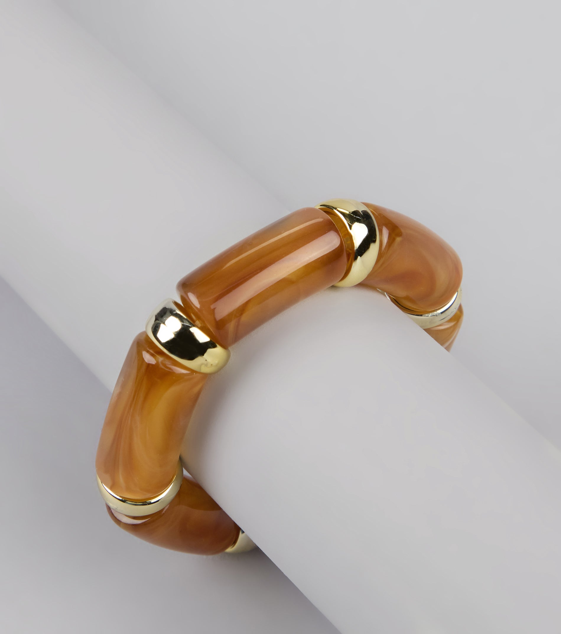 Edgy Stretch Resin Bracelet