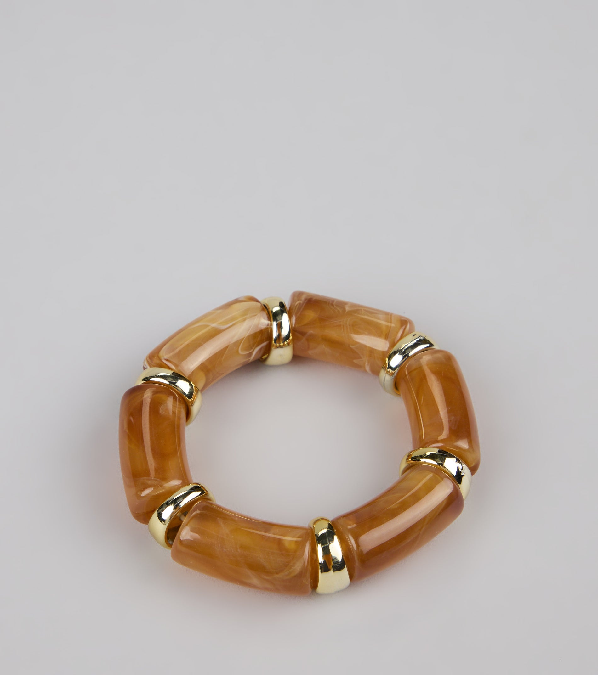 Edgy Stretch Resin Bracelet - Image 3