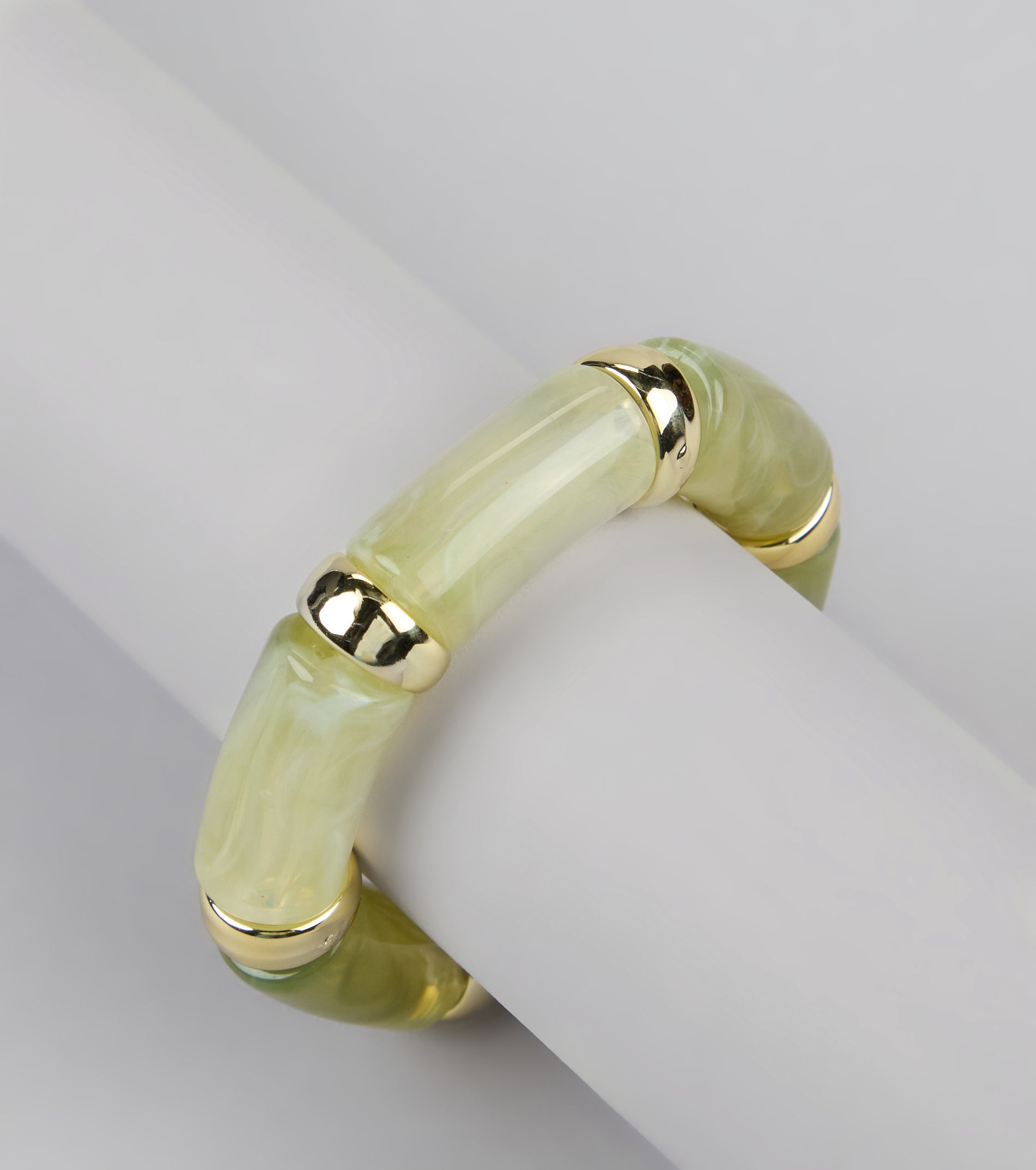 Edgy Stretch Resin Bracelet - Image 4