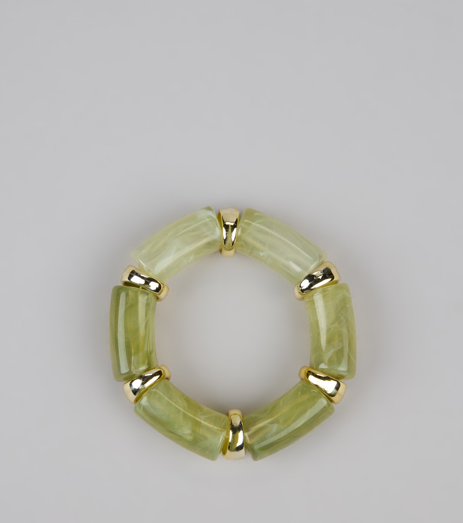 Edgy Stretch Resin Bracelet - Image 6
