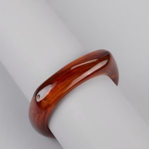 Shape Shift Resin Square Bangle Bracelet