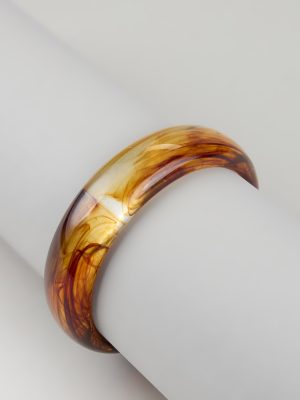 Effortless Chic Acrylic Bangle Bracelet