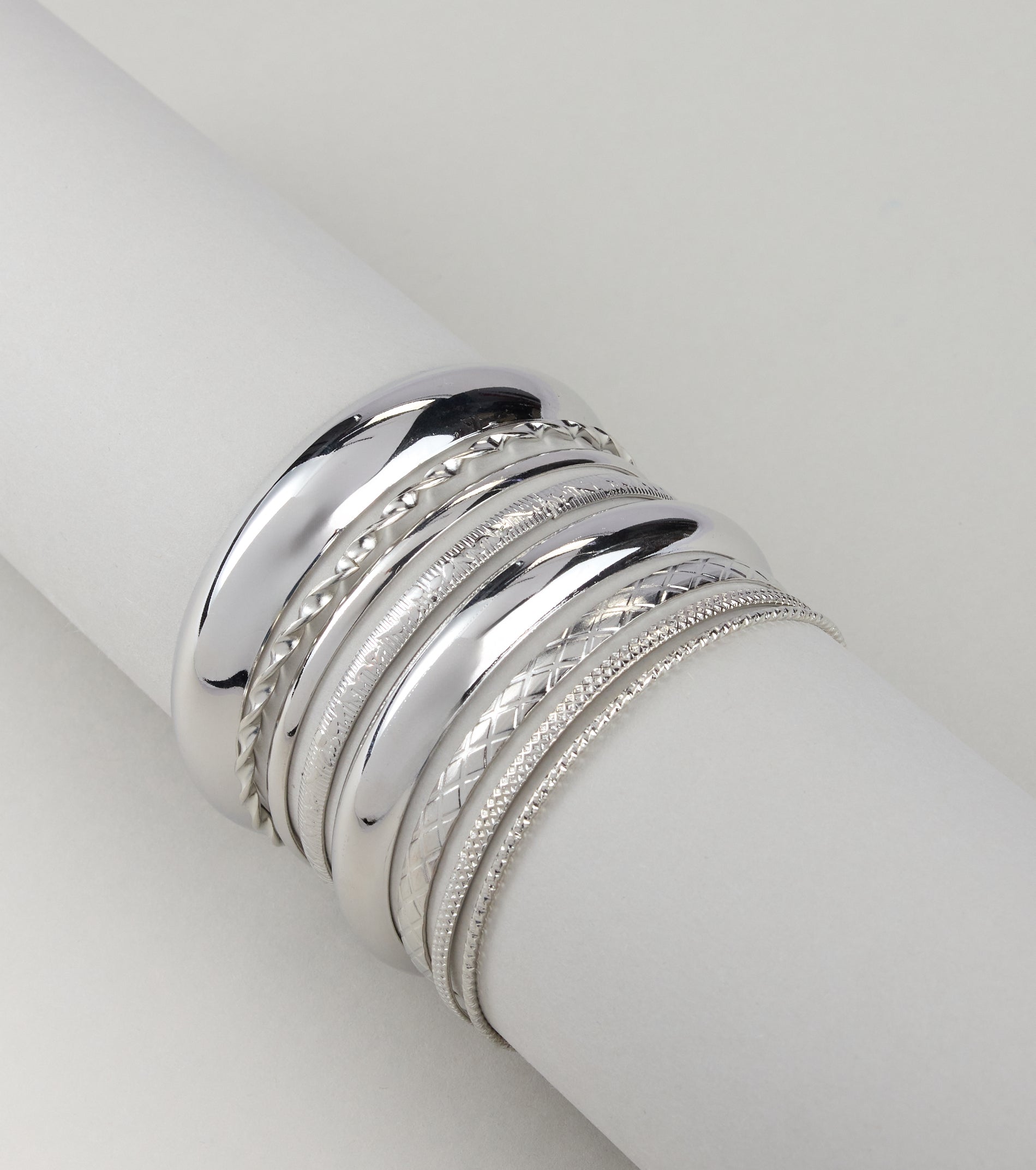 Stack It Up Eight Pack Bangle Bracelet Set