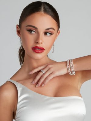 Spotlight On Luxe CZ Cuff Bracelet