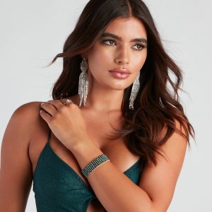 Bling On The Glam Stretch Bracelet