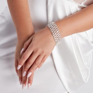 Luxe And Lavish Rhinestone Bracelet