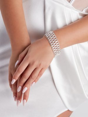 Luxe And Lavish Rhinestone Bracelet