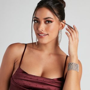 Glam Stretch Rhinestone Bracelet