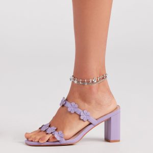 Social Beauty Butterfly Two Pack Anklet Set