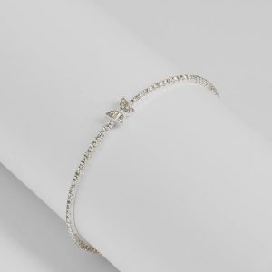 Aflutter Rhinestone Butterfly Bracelet