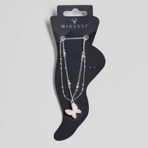 Flirt And Flutter Three-Pack Anklet Set